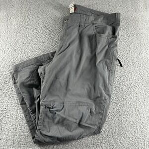 L.L Bean Riverton Pants Mens 44x30 Gray‎ Standard Athletic Utility Canvas
